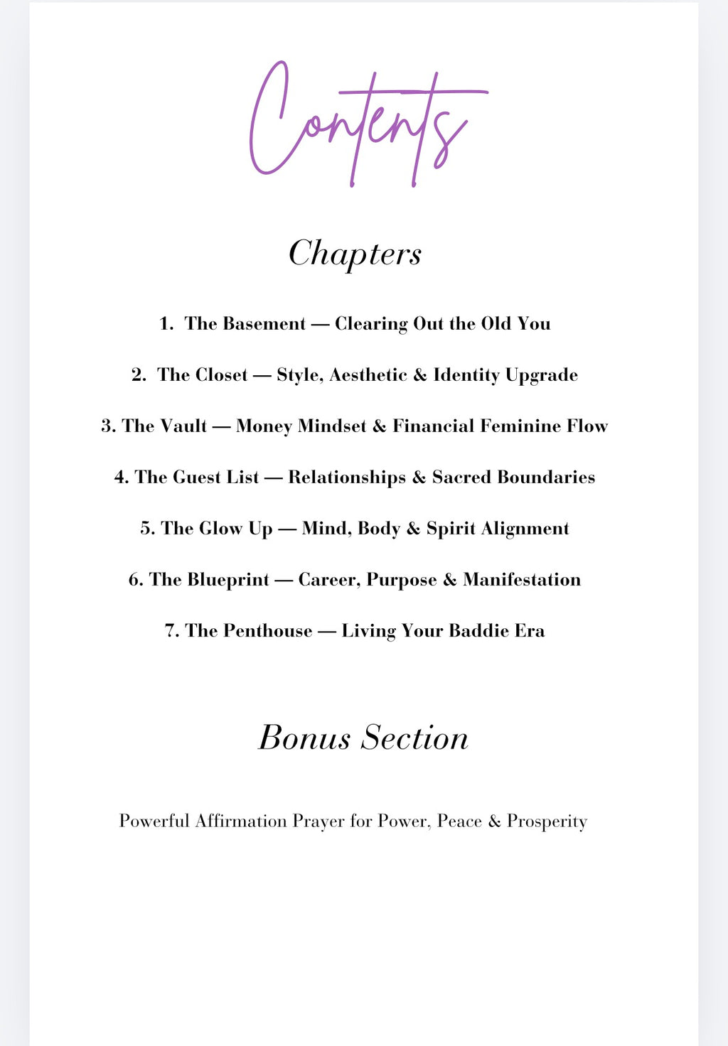 The Ultimate Baddie Blueprint: A Guide to Becoming Your Most Powerful Self.