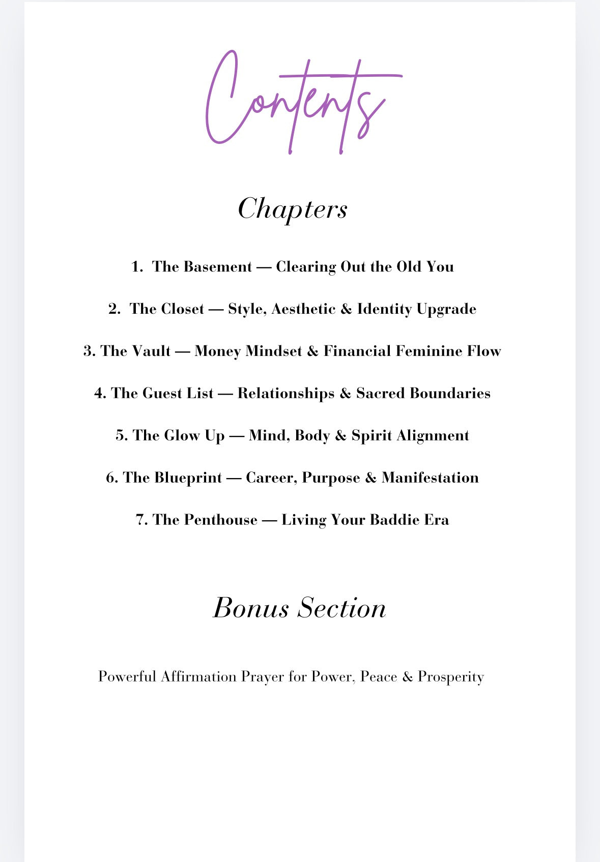 The Ultimate Baddie Blueprint: A Guide to Becoming Your Most Powerful Self.